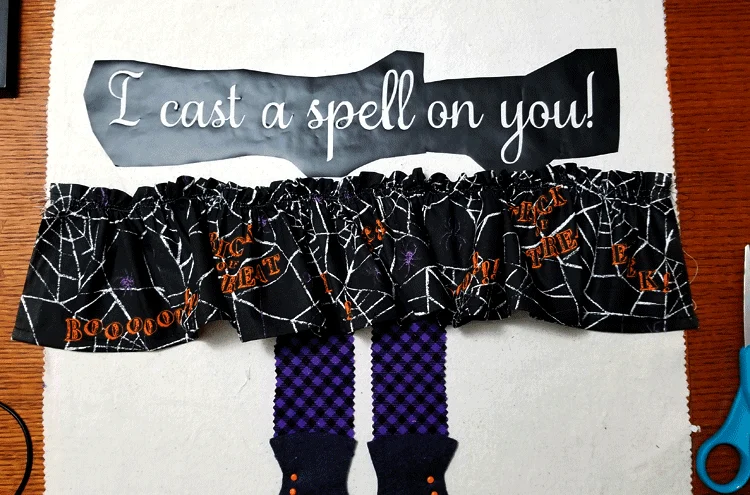 These are the most fun Halloween Throw Pillows. Grab your sewing machine and let's make them together! #michellejdesigns #halloweenthrowpillows #halloweendecor #halloween #witchpillows #funwitches
