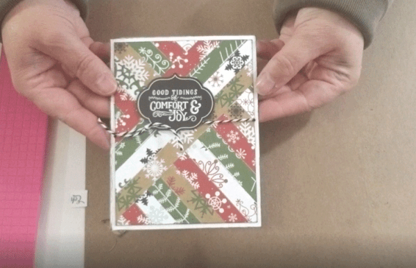 Create A Paper Strips Christmas Card - Michelle James Designs