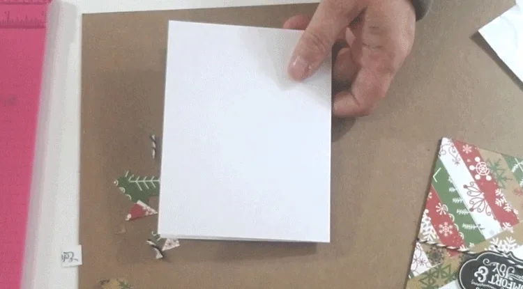 Create A Paper Strips Christmas Card - Michelle James Designs