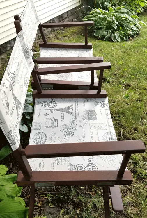 DIY Director Chair Replacement Canvas Michelle James Designs