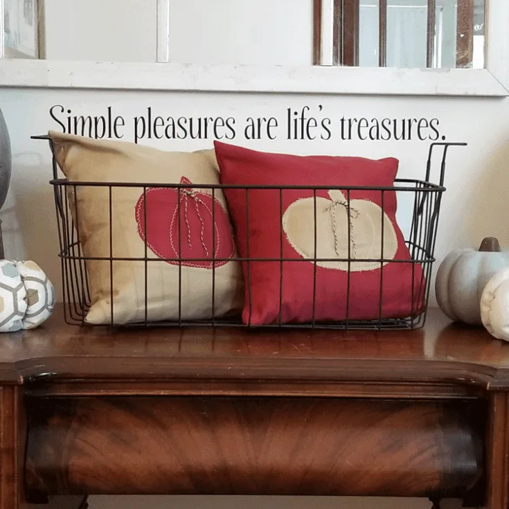 Dollar Store Fall Throw Pillow Covers