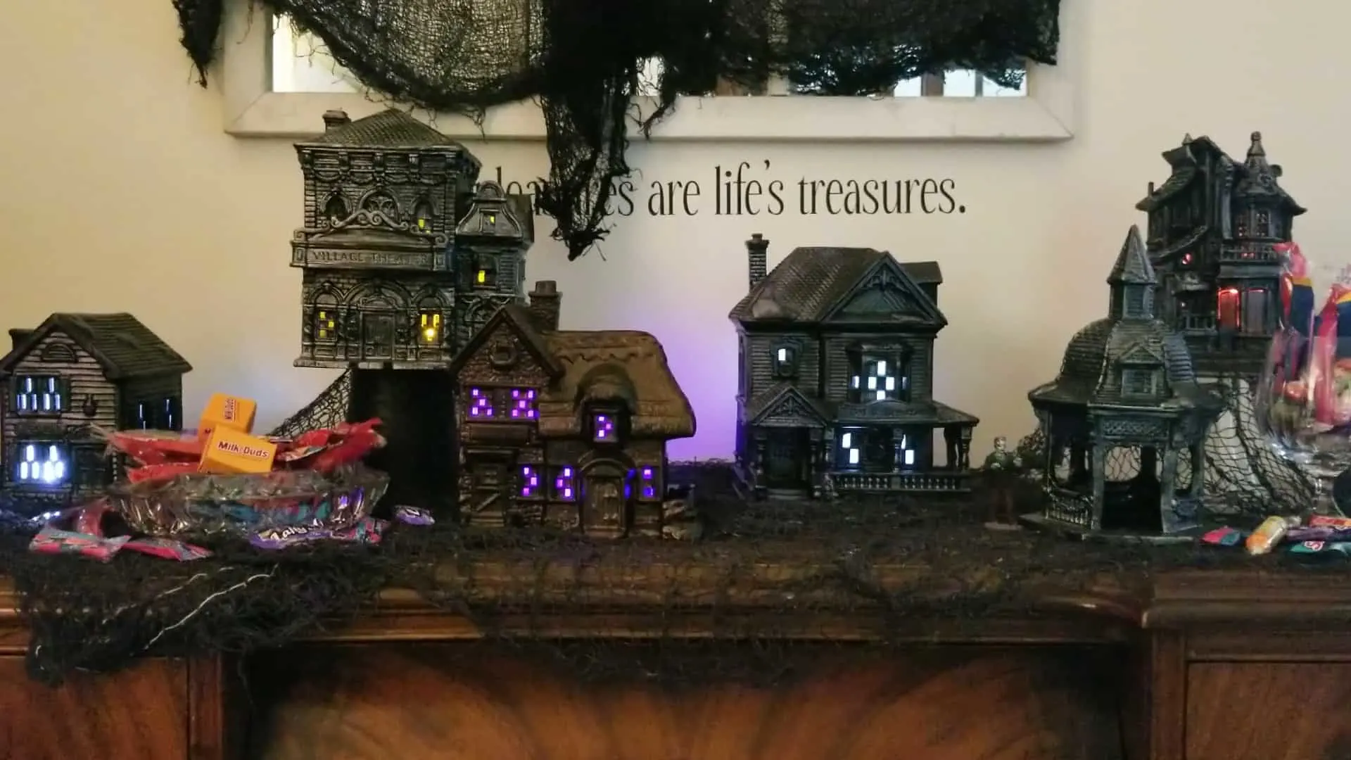 How To Create A Spooky Halloween Village Set - Michelle James Designs