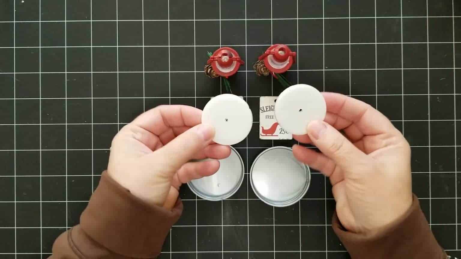 Dollar Tree Mason Jar Ornaments Michelle James Designs