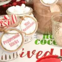Finished glass jars for cocoa bar