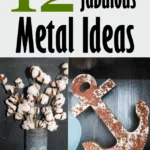 A round up of 12 distressed metal finish ideas from creative bloggers