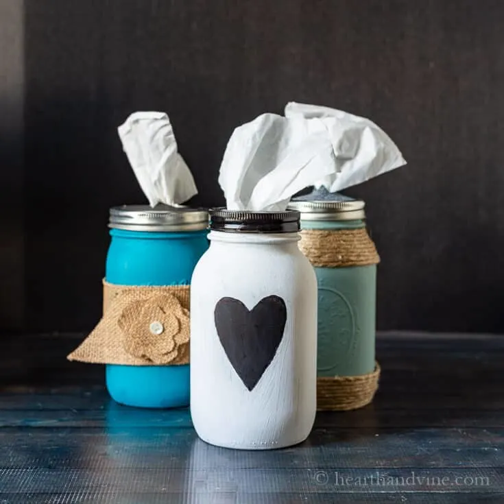 Image for How to Make Mason Jar Tissue Holders