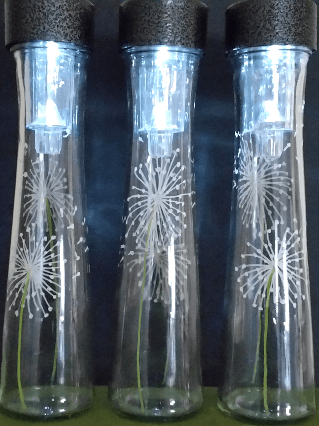 Solar Lights from Vases Story