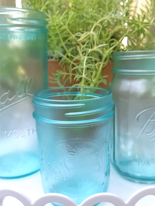 Spray Paint for Glass Jars Story