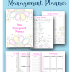 The finished home management binder/planner