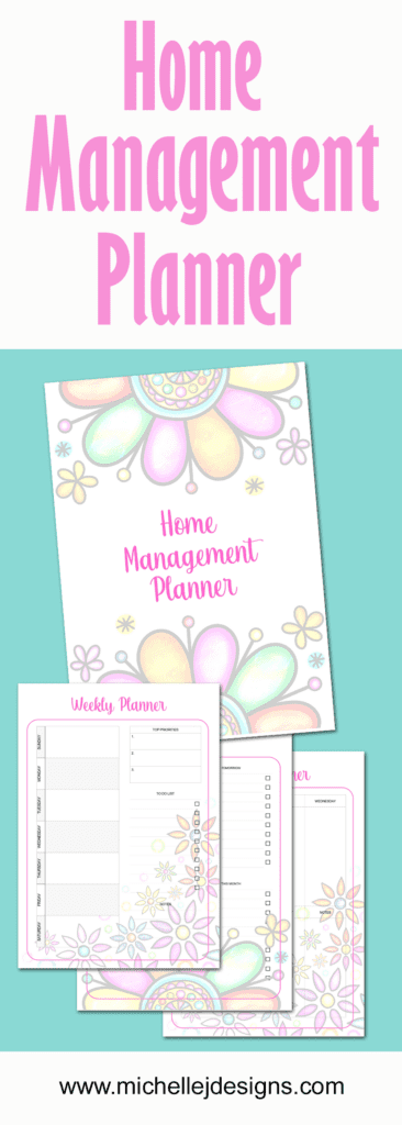 The finished home management binder/planner