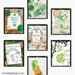 st patrick's day printables collage
