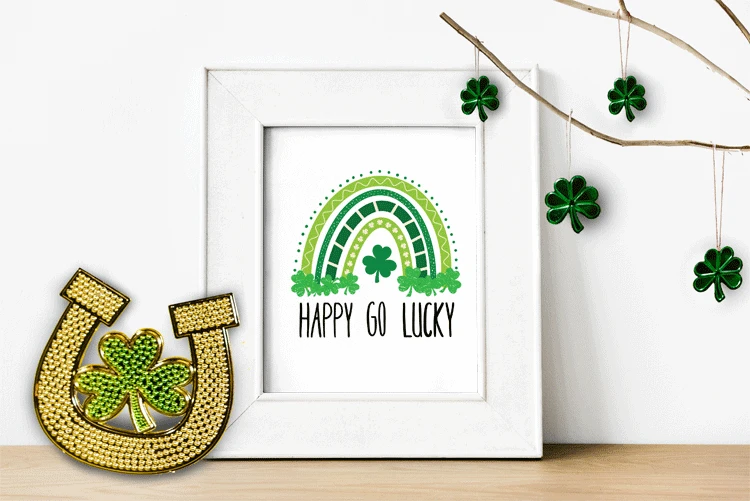 Happy Go Lucky Rainbow Wall Art