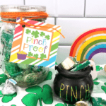 Pinch Proof gift tag on a St. Pats Jar gift