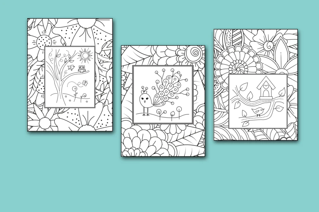 Free Spring Coloring Pages 