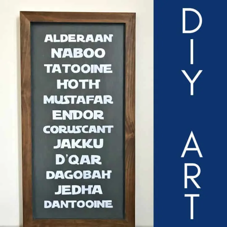 Image for DIY Star Wars Wood Sign Art 