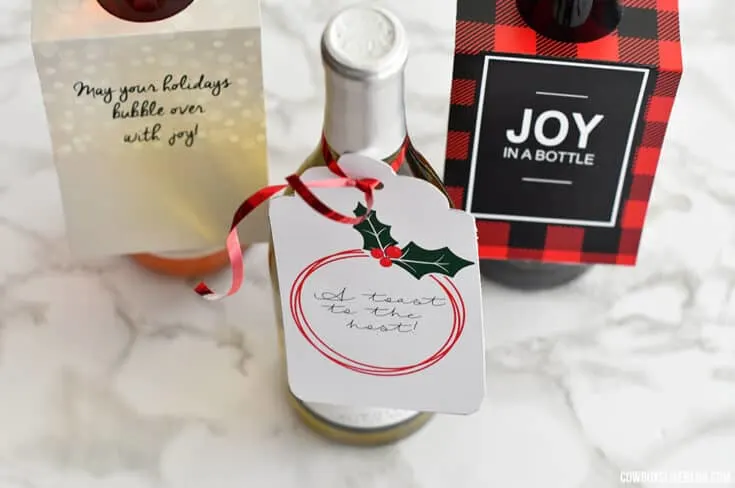 Check Out These FREE, Printable Wine Bottle Gift Tags!