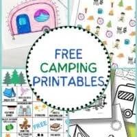 Free Camping Printables collage
