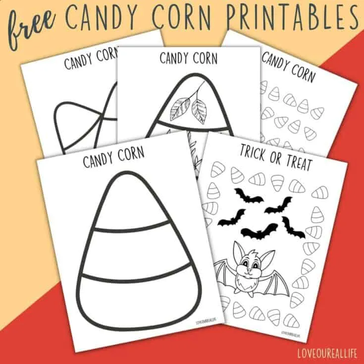 Image for Candy Corn Coloring Pages for Kids 