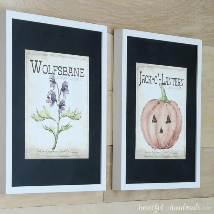Image for Printable Halloween Art &ndash; Witch&rsquo;s Seed Packets