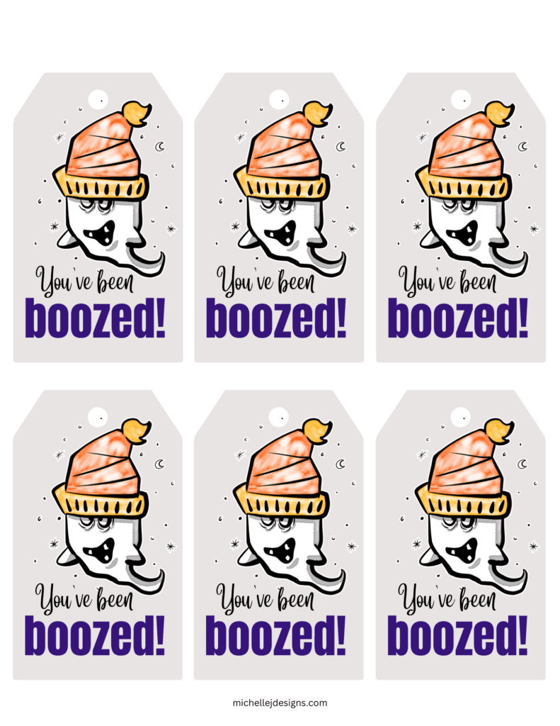 Youve Been Boo'd Halloween Printable Tags