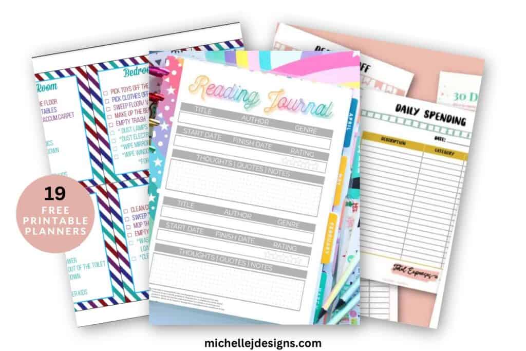 19 Free Printable Planners To Help You Get Organized