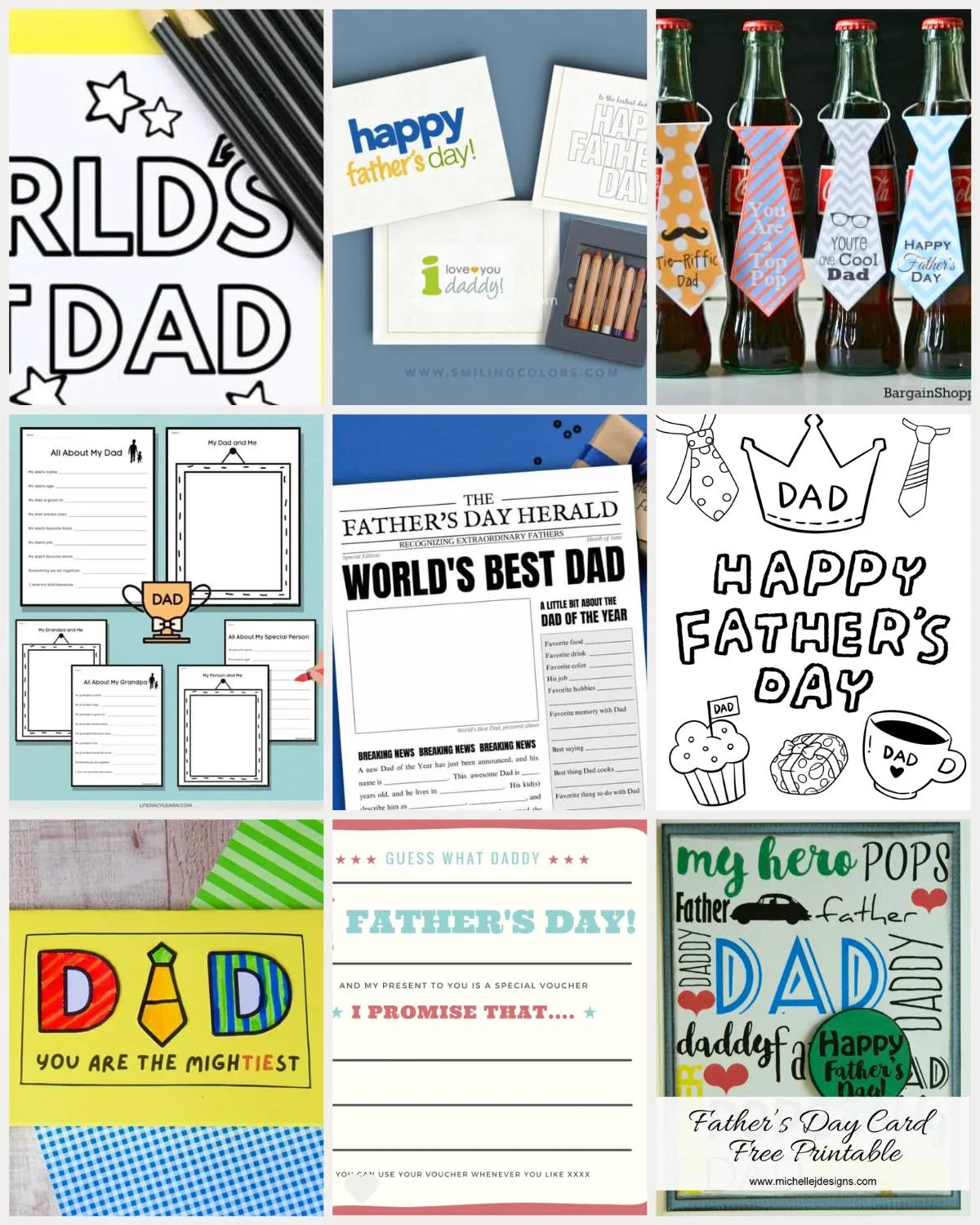 Free Printable Father's Day Cards 2023