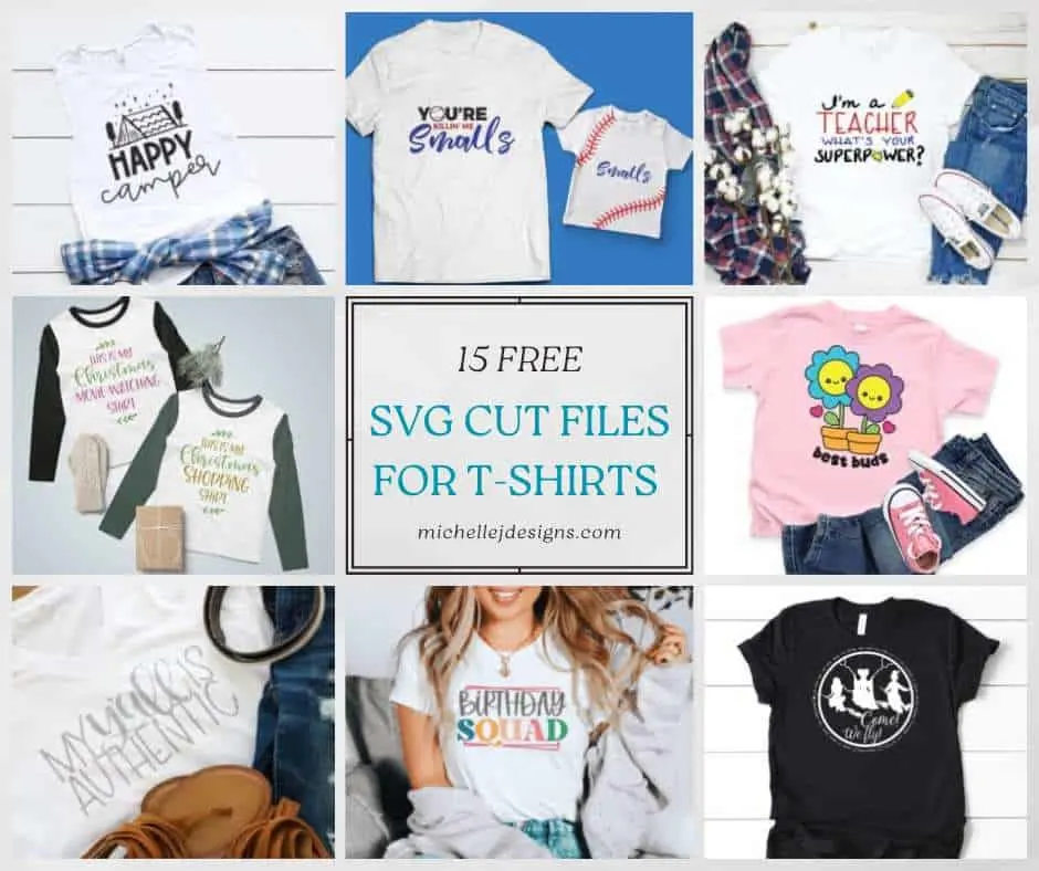 15 Fun And Free SVG Files For T-Shirts