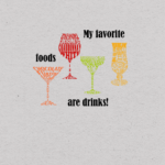 Cocktails Dot Grid