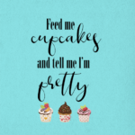 Feed Me Cupcakes Dot Grid