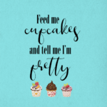 Feed Me Cupcakes Dot Grid