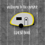 Welcome To The Camper Guest Book