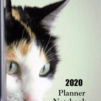 2020 Planner Book with cute calico cat on the front cover