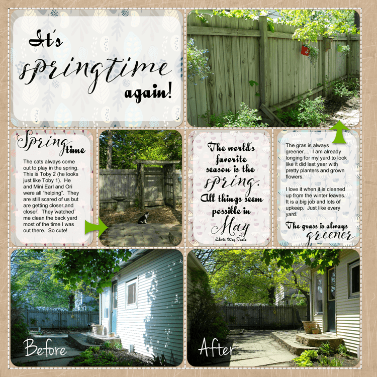 Spring time Kit - www.michellejdesigns.com - The subtle colors create a nice compliment to your outdoor spring photos