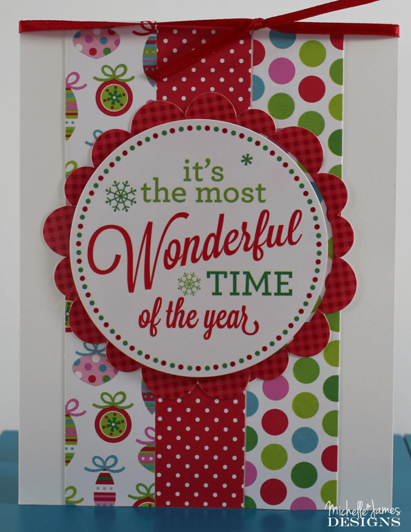 November Card Class - www.michellejdesigns.com - The Doodlebug Sugarplums kit comes to life with 5 magical Christmas cards for you to make and send!