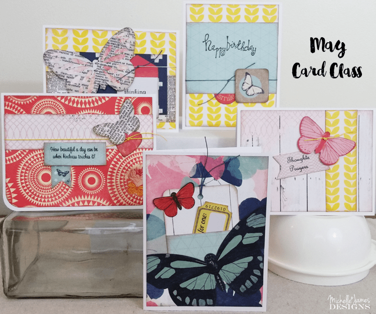 May Card Class - www.michellejdesigns.com - Enjoy this class held in Emmetsburg on Thursday, May 26, 2016